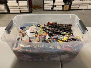 lot 330 image: Huge Tub Full of Sports Cards - Thousands of cards, Who Knows How Many