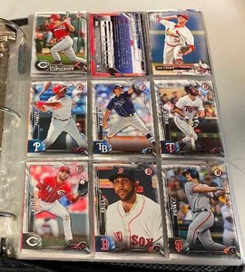 lot 118 image: Binder Full of Modern Bowman and Bowman Chrome Baseball Cards - All Last Few Years with Prospects - Many More than Shown