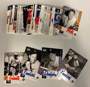 lot 125 image: 2001 Upper Deck Legends of New York lot of 35 Cards - Berra, Seaver, Whitey Ford, & More