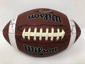 lot 12 image: Signed Trent Green and Ryan Succop Wilson Football
