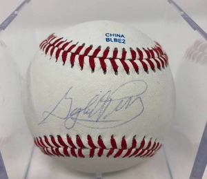 lot 18 image: Signed Gaylord Perry Rawlings Baseball with Acrylic Holder