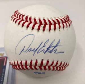 lot 24 image: Signed David Eckstein Baseball - St Louis Cardinals