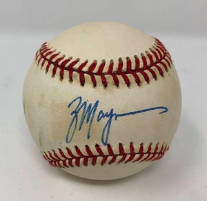 lot 26 image: Signed John Mayberry Official Major League Baseball Kansas City Royals