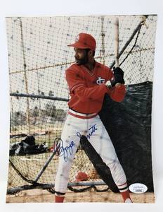 lot 62 image: Signed Ozzie Smith 8x10 Photograph St Louis Cardinals with James Spence Authentication