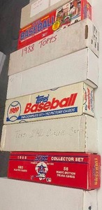 lot 130 image: Lot of Eight Complete Sets - 1986, 1987, 1988, 1989, 1992 Topps - 1988 Fleer & Score - 1989 Donruss