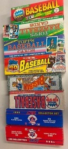 lot 132 image: Lot of Eight Complete Sets - 1988, 89 Score - 1989, 1990, 1991 Topps - 1988, 1990 Fleer - 1990 Donruss