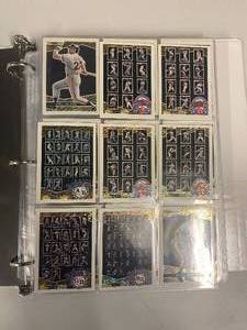 lot 138 image: Binder Full of 1993 Topps Black Gold Sets and Extras