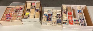 lot 155 image: Four Monster Boxes of Mixed Sports Cards - Early 1980s Baseball, Minor League Baseball & Late 80s Early 90s Stuff - 90s Basketball Full Box