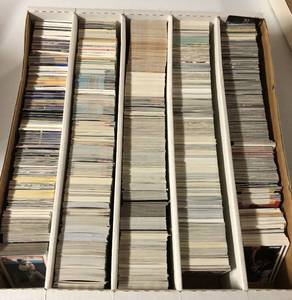 lot 187 image: Five Row Box of 5,000 Sports Cards