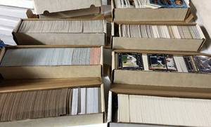 lot 188 image: Lot of Eight Boxes of Sports Cards including about 5,000 Cards with 1990-91 Fleer Magic Johnson, Larry Bird, and More