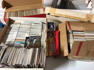 lot 190 image: Huge Collection of 8,000 Sports Cards - Unsearched Lots with Nolan Ryan Pacific Collection Cards