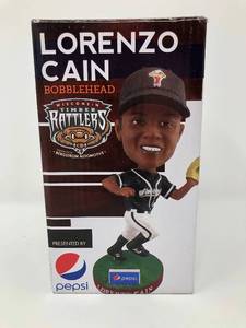 lot 197 image: Lorenzo Cain New In Box Bobblehead Wisconsin TimberRattlers