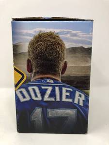 lot 203 image: New In Box Hunter Dozier Kansas City Royals Bobblehead