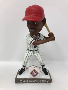 lot 214 image: John Mayberry Hyvee Signed Bobblehead Negro Leagues Museum