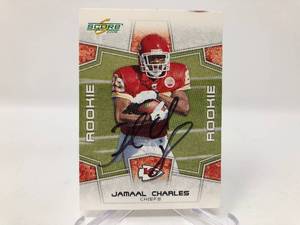 lot 220 image: Signed In Person Jamaal Charles 2008 Score Rookie Card Kansas City Chiefs
