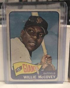 lot 266 image: 1965 Topps Willie McCovey San Francisco Giants #176