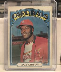 lot 267 image: 1972 Topps Bob Gibson St Louis Cardinals #130