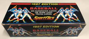 lot 295 image: Complete 1987 Sportflics Baseball Card Magic Motion Complete Set