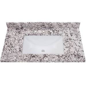 lot 6453 image: Home Decorators Collection Stone Effect Vanity Top