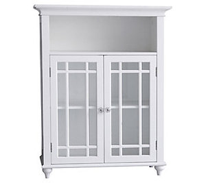 lot 6476 image: Elegant Home Fashions Neal 2-Door Floor Cabinet