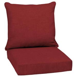 lot 6492 image: Arden Selections Ruby Leala Texture Outdoor Deep Seat Cushion Set