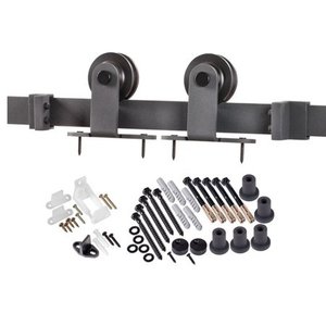 lot 6495 image: Erias Home Designs Sliding Barn Door Hardware Kit