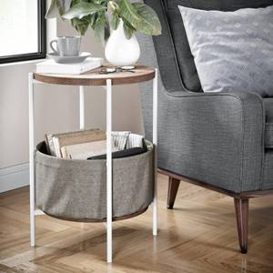 lot 6500 image: Nathan James Oraa Wood Side Table