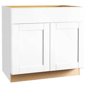 lot 6525 image: Hampton Bay Shaker Base Cabinet
