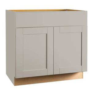 lot 6526 image: Hampton Bay Shaker Sink Base Kitchen Cabinet