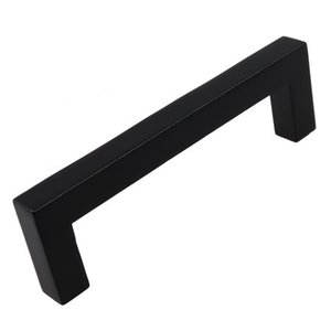 lot 6540 image: GlideRite Solid Square Bar Cabinet Pulls (10 COUNT)
