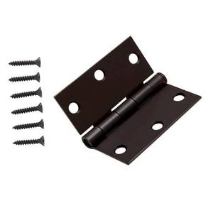 lot 6543 image: Everbilt Square Corner Door Hinges (9 COUNT)
