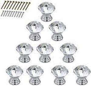 lot 6549 image: Crystal Drawer Pulls (10 COUNT)