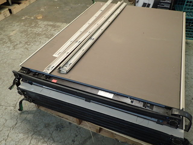 lot 215 image: Lot of Six Steel Case Cubicle Walls