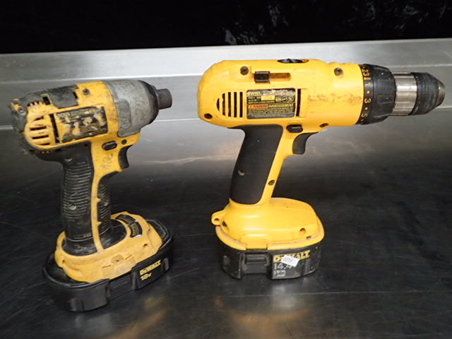 lot 240 image: Lot of Two Dewalt Drills