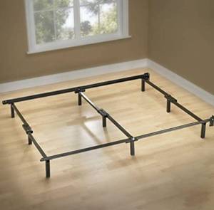 lot 75792 image: Priage by ZINUS Compack Metal Bed Frame Queen Size