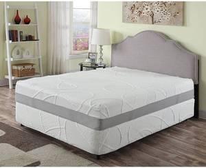 lot 75818 image: Bamboo Charcoal Infused Memory Foam Mattress Twin Size