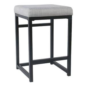 lot 75835 image: HomePop Open Back Metal 24 Counter Stool - 24 inches