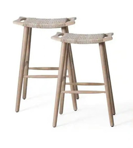 lot 75836 image: Pair of Pulaski Outdoor 30 Outdoor Barstools