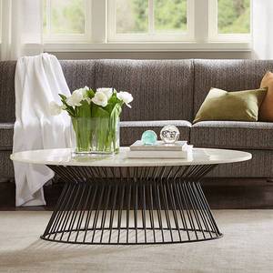 lot 75847 image: Madison Park Keaton BlackWhite Coffee Table Retail$428.99