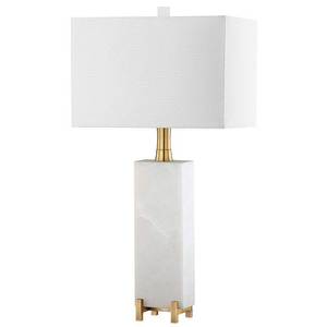 lot 50193 image: Safavieh Sloane 29.5 In. High Alabaster Table Lamp