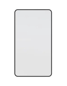 lot 50148 image: R CONER MIRROR 22X40X1 , BLACK