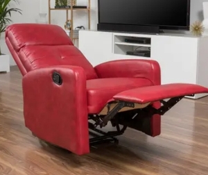 lot 50169 image: 421-18108484-000-002 during Sametime pu leather Recliner club 0s371260519A-0001