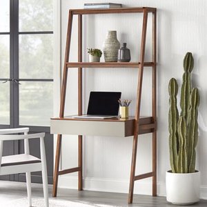 lot 67176 image: TMS Nordic Ladder Desk, Walnut