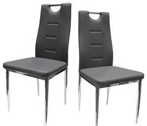 lot 67179 image: Best Master Furniture Upholstered Leather Side Chairs (Set of 2) Retail$103.99