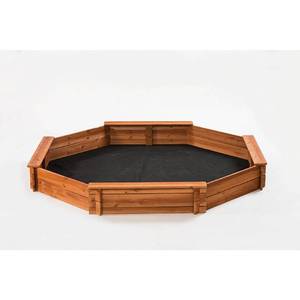 lot 67183 image: Creative Cedar Designs Octagon Sandbox with Cover (7 x 65 x 9) Retail$111.99