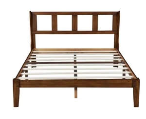 lot 50365 image: Sleeplanner 14 Inch Deluxe Wood Platform Queen