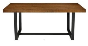 lot 50367 image: Carbon Loft Barnett Solid Wood Dining Table Retail$338.49
