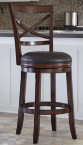 lot 67200 image: Porter Casual Tall Upholstered Swivel Ba