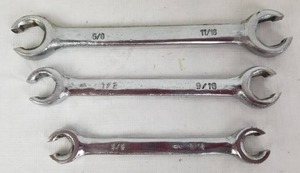 lot 4292 image: Set of 3 Brake Line Wrenches