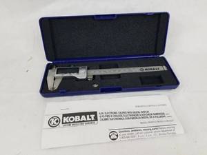 lot 4299 image: Kobalt 6 in. Electronic Caliper with Digital Display in Case